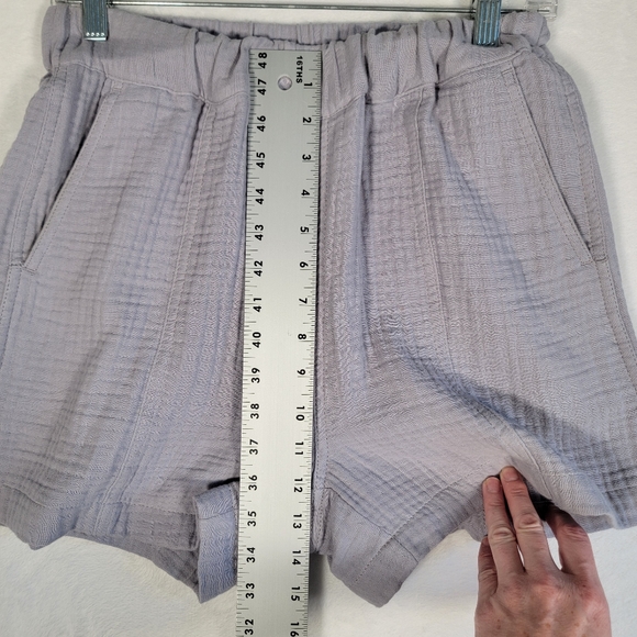 Madewell Pull-On Shorts in Lightspun, Light Purple, Size XS - Picture 5 of 10